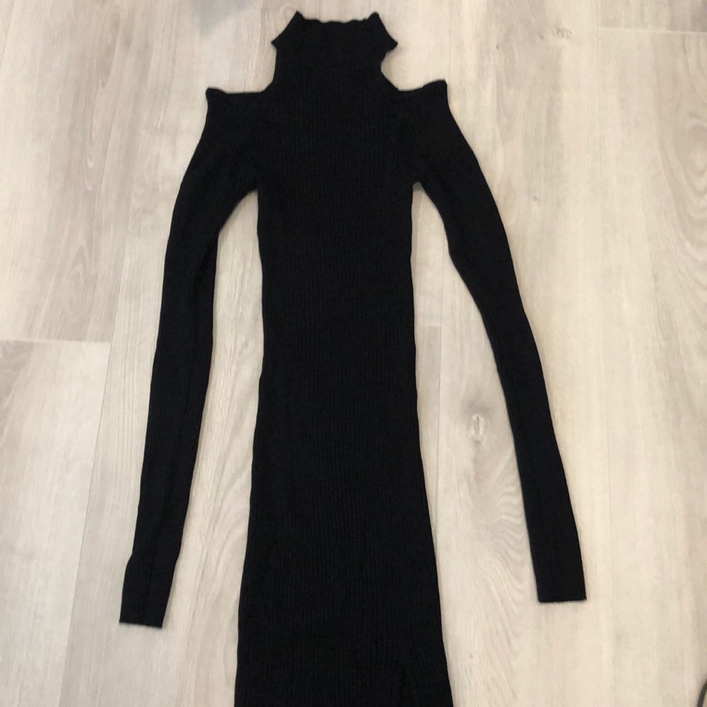 Black midi sweater dress! Size small!
